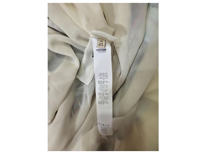 Roberto Cavalli Seiden-Maxikleid mit Blumenprint Mehrfarben - Ansicht 11