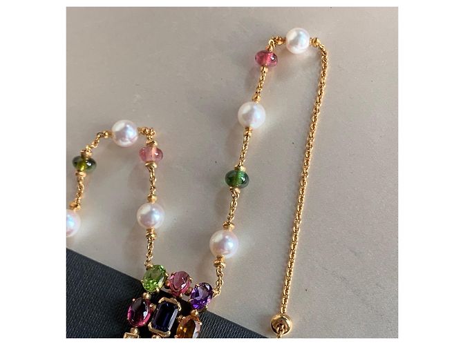 Collar de piedras preciosas Bulgari Dorado - vista 5