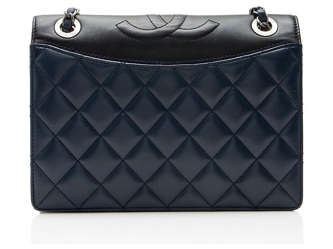 Gabrielle Borsa Chanel Ballerine Medium Flap in pelle di agnello Nero - vista 3
