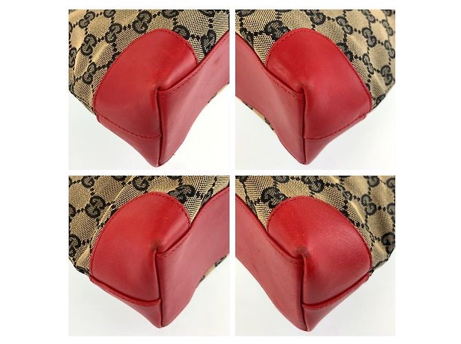 Borsa Tote Gucci GG Canvas Multicolore - vista 4