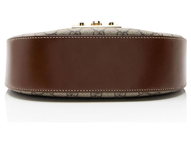 Gucci GG Supreme Padlock Saddle Schultertasche Medium Schwarz - Ansicht 4