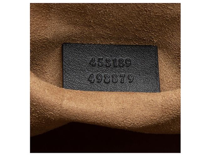 Gucci GG Supreme Padlock Saddle Schultertasche Medium Schwarz - Ansicht 6