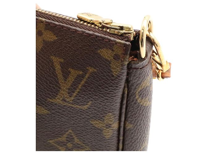 Louis Vuitton Monogram Pochette Accessoires Castaño - vista 6