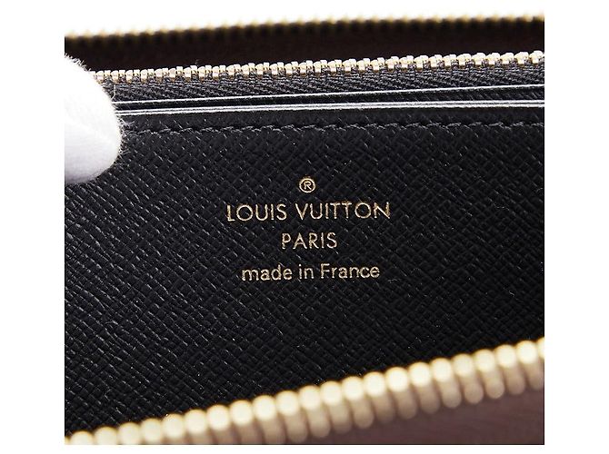 Cartera Larga Louis Vuitton Monogram Giant Reverse Castaño - vista 10