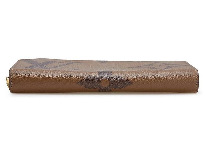 Cartera Larga Louis Vuitton Monogram Giant Reverse Castaño - vista 3