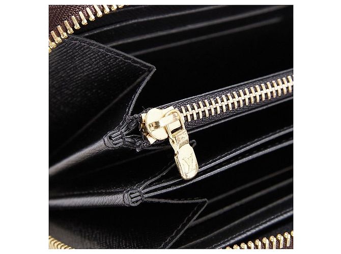Cartera Larga Louis Vuitton Monogram Giant Reverse Castaño - vista 9