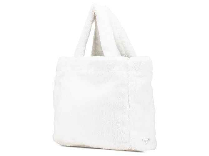 Saco Tote Prada Spugna Branco - vista 2