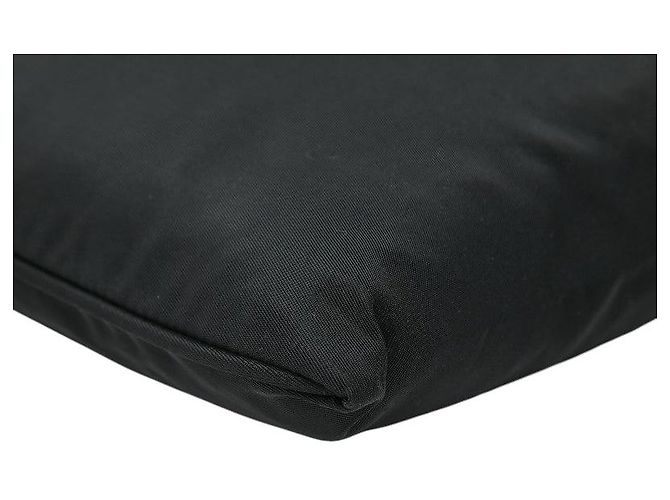 Borsa monospalla Prada con placca logo Triangle Nero - vista 5