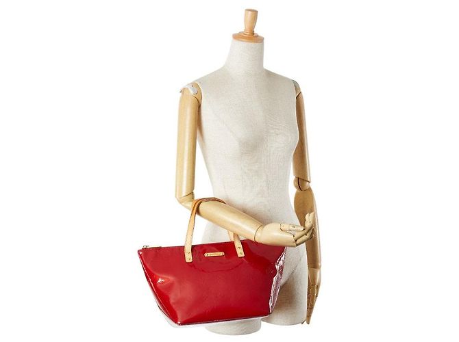 Louis Vuitton Bellevue PM Handtasche Rot - Ansicht 9
