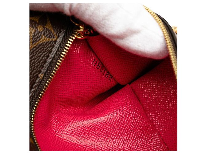 Bolsa de Ombro Louis Vuitton Pochette Weekend Marrom - vista 8