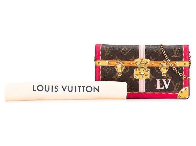 Bolsa de Ombro Louis Vuitton Pochette Weekend Marrom - vista 9