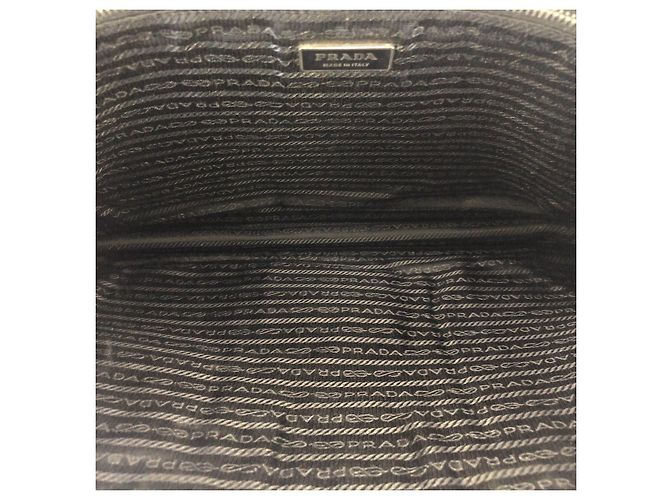 Maletín Prada Saffiano con logotipo triangular Negro - vista 9