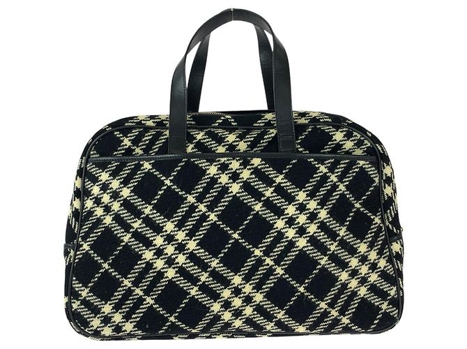 Borsa a mano Burberry Mini Boston Multicolore - vista 2