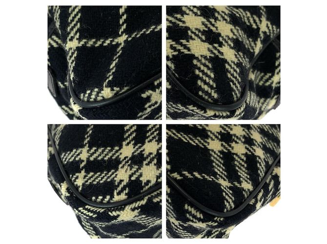 Borsa a mano Burberry Mini Boston Multicolore - vista 3