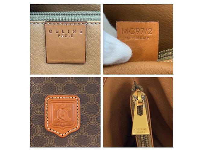 Céline Celine Macadam Tote Bag Braun - Ansicht 3