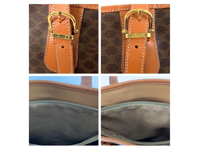 Céline Celine Macadam Tote Bag Braun - Ansicht 5