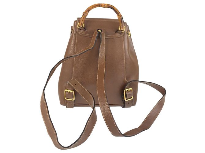 Zaino Gucci Bamboo Marrone - vista 2
