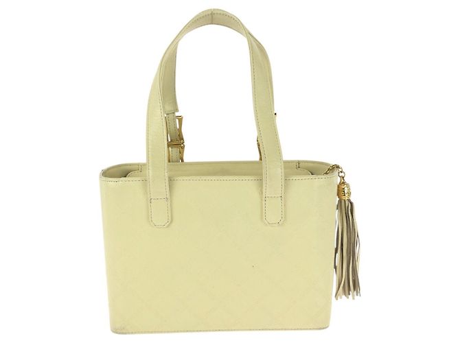 Bolsa Versace Sunburst com borlas Amarelo - vista 2