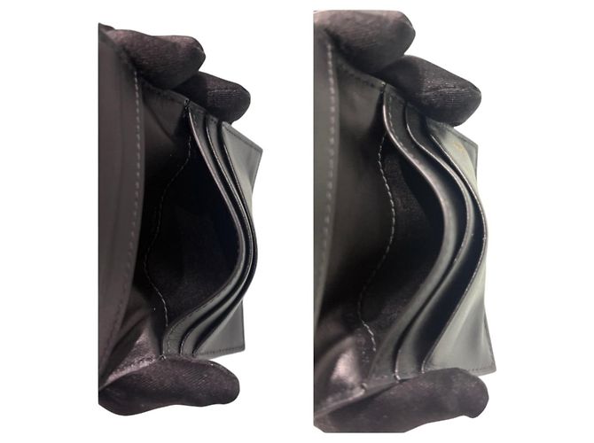 Céline Celine Triomphe Card Case Black - view 7