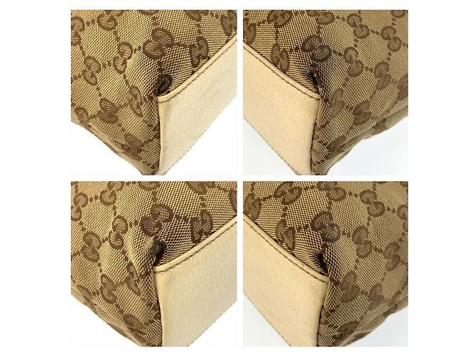 Bolso Tote Gucci GG Canvas Castaño Beige - vista 4