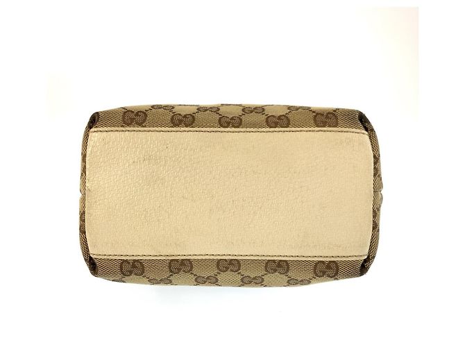 Bolso Tote Gucci GG Canvas Castaño Beige - vista 9