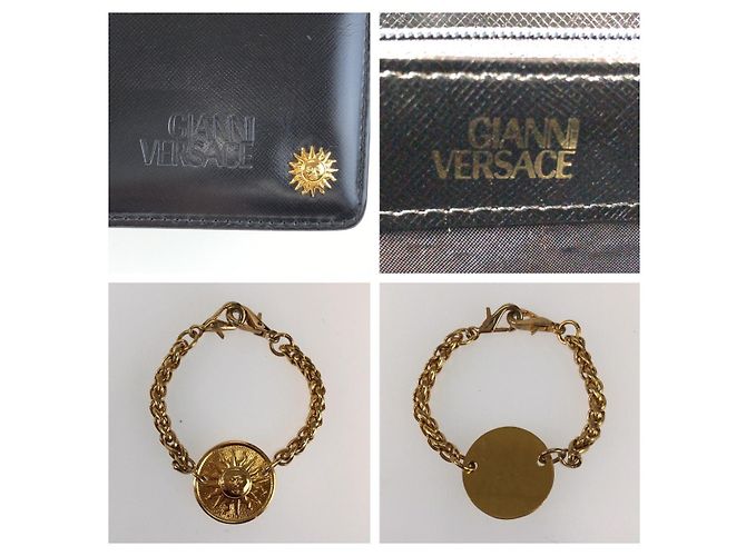 Bolsa Versace Sunburst Preto - vista 4
