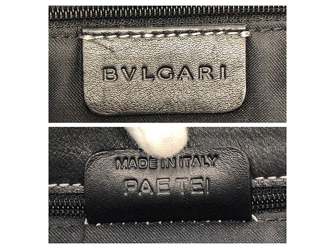 Bulgari Bvlgari Vintage 2way Tote Schwarz - Ansicht 4