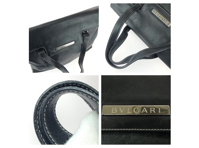 Bulgari Bvlgari Vintage 2way Tote Schwarz - Ansicht 6