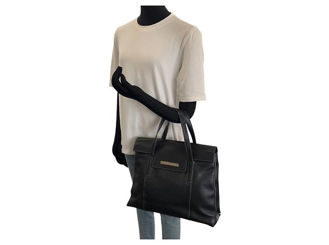 Bulgari Bvlgari Vintage 2way Tote Schwarz - Ansicht 7