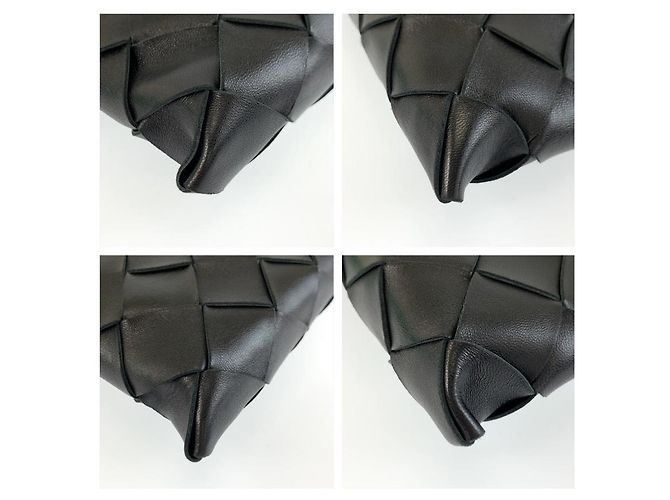 Borsa a pochette Intrecciato Bottega Veneta Nero - vista 3