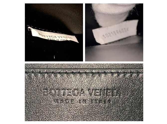Borsa a pochette Intrecciato Bottega Veneta Nero - vista 4