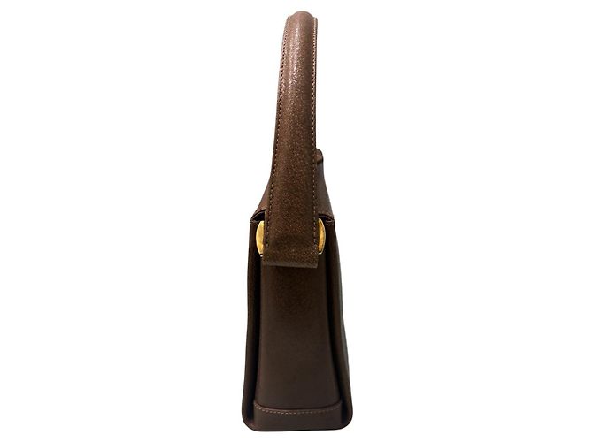 Borsa a mano Gucci in pelle di vitello Marrone - vista 3