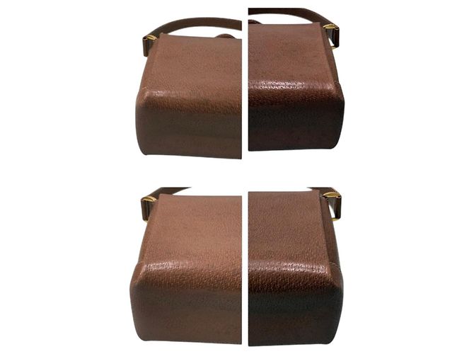 Borsa a mano Gucci in pelle di vitello Marrone - vista 5