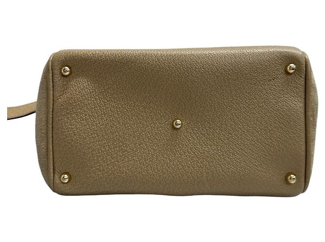 Borsa a tracolla Gucci Bamboo Marrone Beige - vista 3