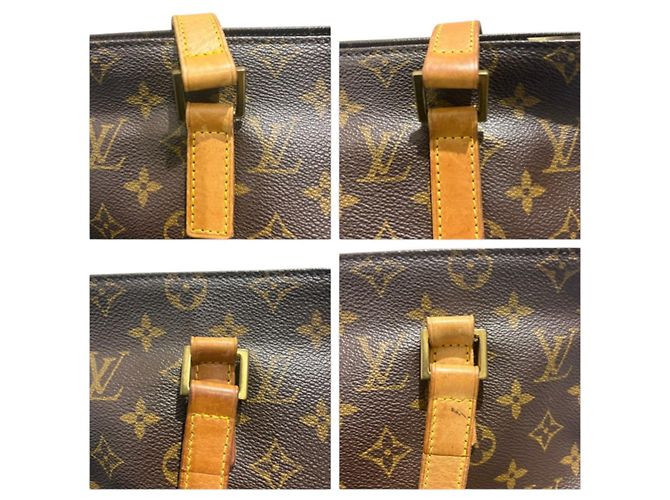 Borsa Cabas Piano Monogram Louis Vuitton Marrone - vista 7