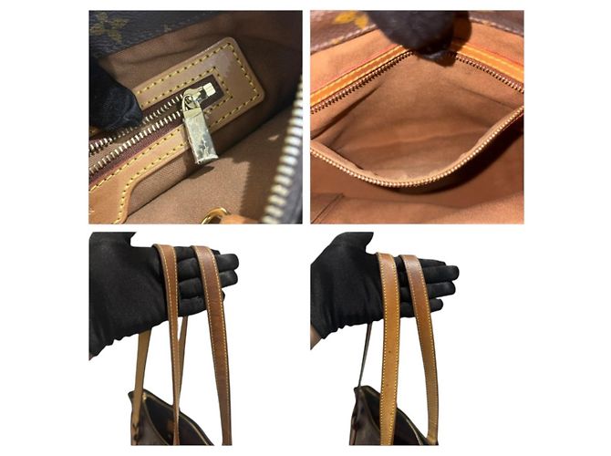 Borsa Cabas Piano Monogram Louis Vuitton Marrone - vista 9
