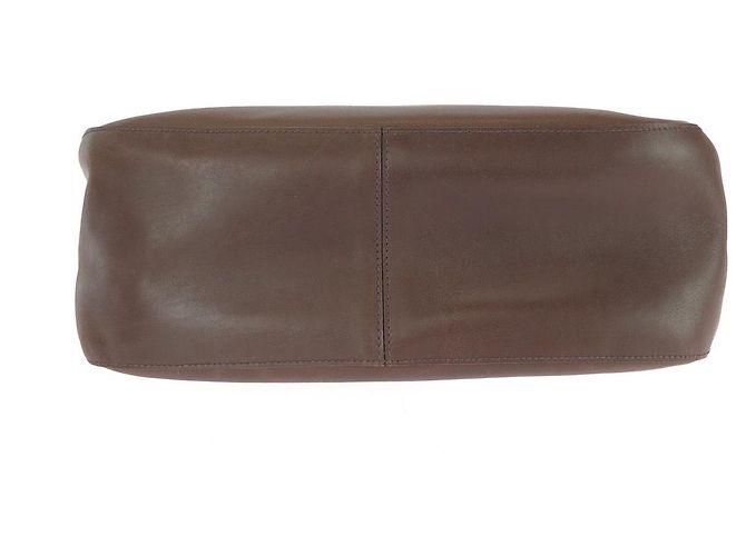 Bolso de hombro Prada Old Prada Logo Relieve Castaño - vista 10