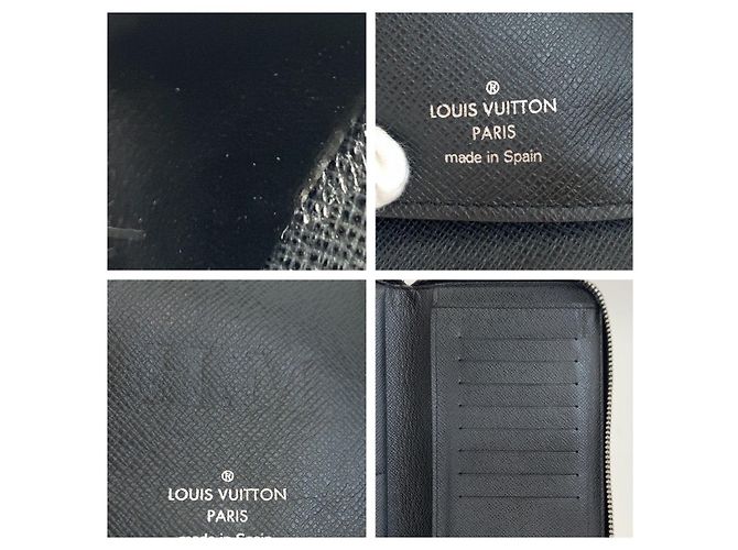 Louis Vuitton Zippy Wallet Vertical Nero - vista 4