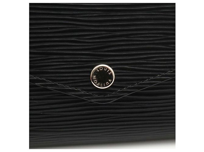 Louis Vuitton Portefeuille Sarah Long Wallet Nero - vista 4