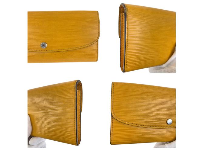 Louis Vuitton Portefeuille Emilie Long Wallet Giallo - vista 8