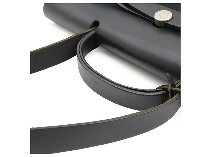 Hermès Hermes Herbag MM Schultertasche Schwarz - Ansicht 4