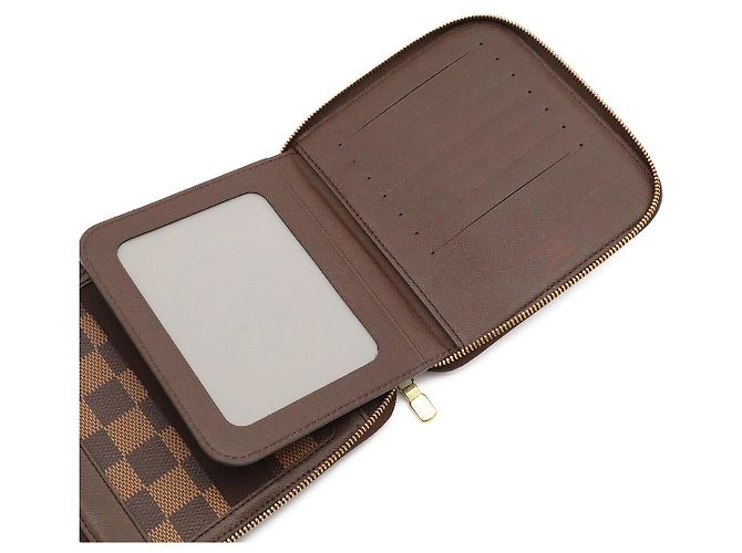 Portafoglio Louis Vuitton Damier Organizer Olaf Marrone - vista 6