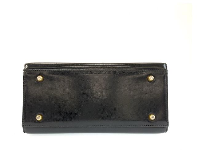 Versace Sunburst Vanity Bag aus Lackleder Schwarz - Ansicht 10