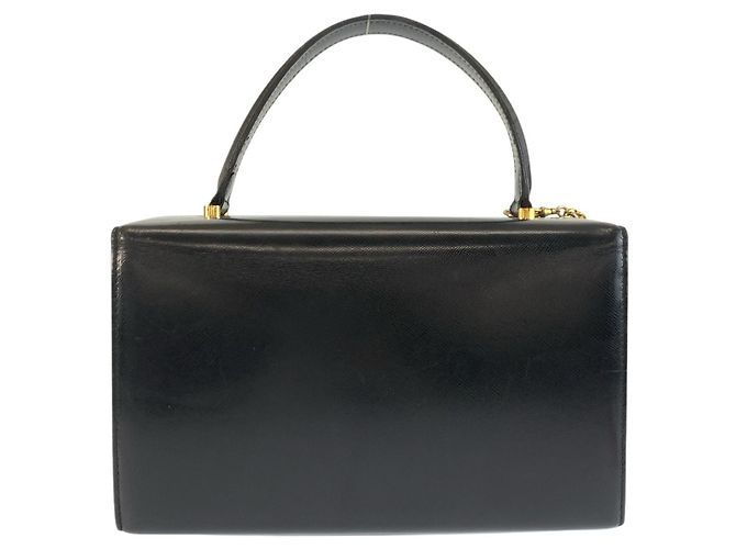 Versace Sunburst Vanity Bag aus Lackleder Schwarz - Ansicht 2