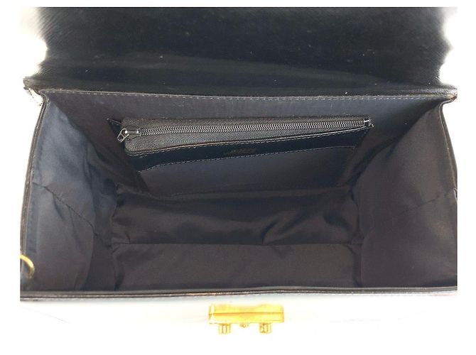 Versace Sunburst Vanity Bag aus Lackleder Schwarz - Ansicht 9