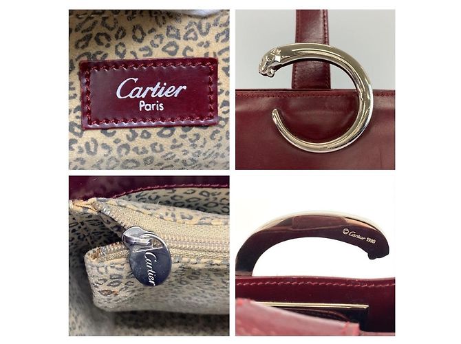 Borsa a tracolla Cartier Panther Marrone - vista 3