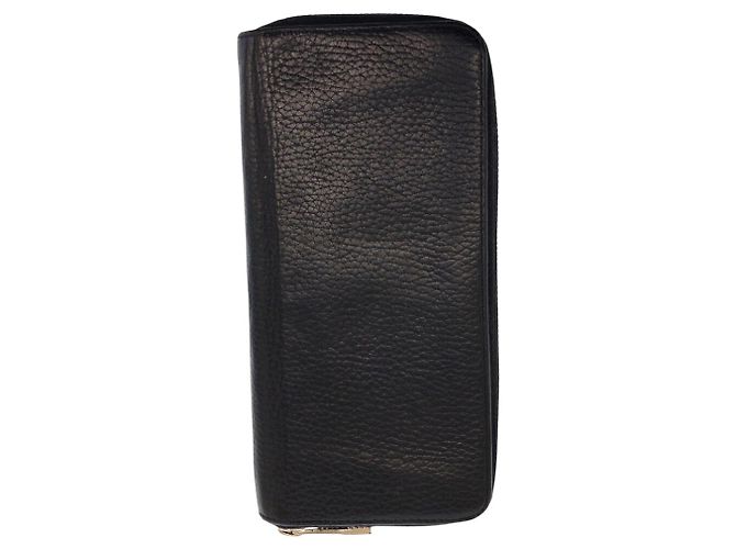 Louis Vuitton Zippy Wallet Vertical Nero - vista 2