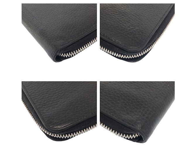 Louis Vuitton Zippy Wallet Vertical Nero - vista 4
