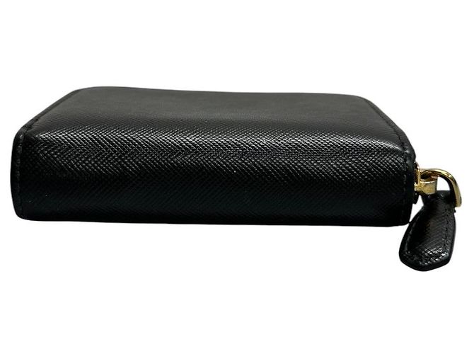 Prada Saffiano Münzbeutel Schwarz - Ansicht 6