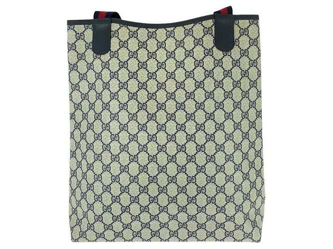Borsa Tote Gucci Old Gucci Shelly Line Multicolore - vista 2